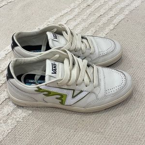 Green Flame Lowtop Vans